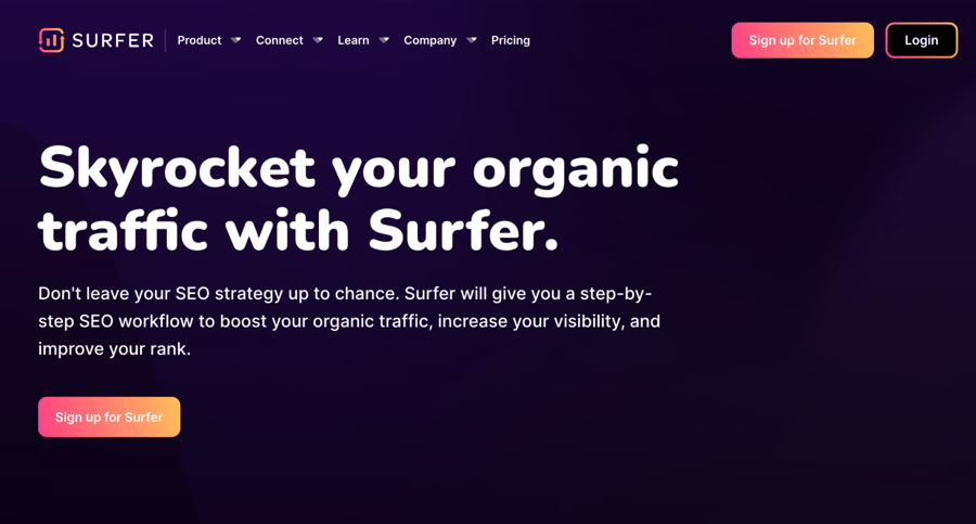 Copywriting tools: Surfer