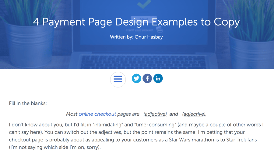 Example Posts
