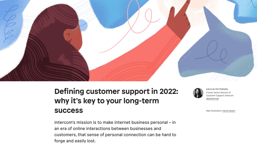 Intercom SaaS blog