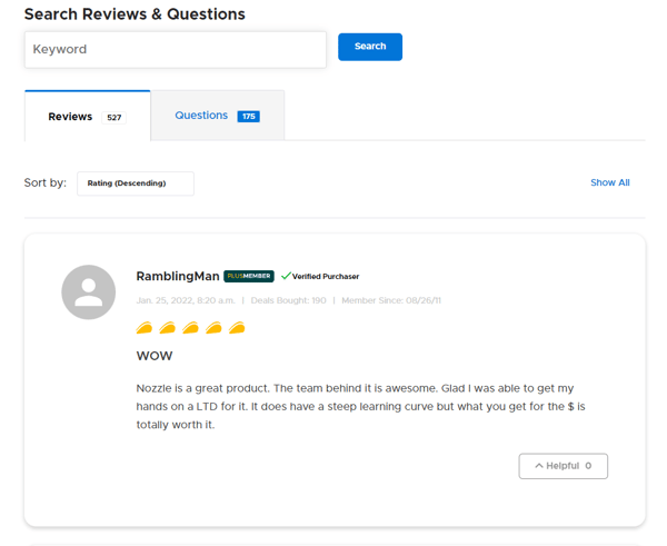 SaaS Marketing Idea - Share a review incentive