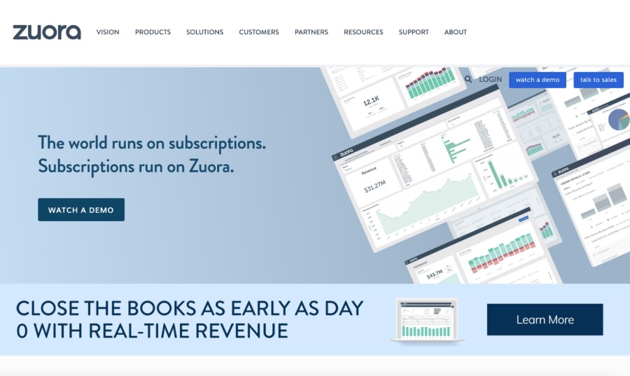 Zuora website
