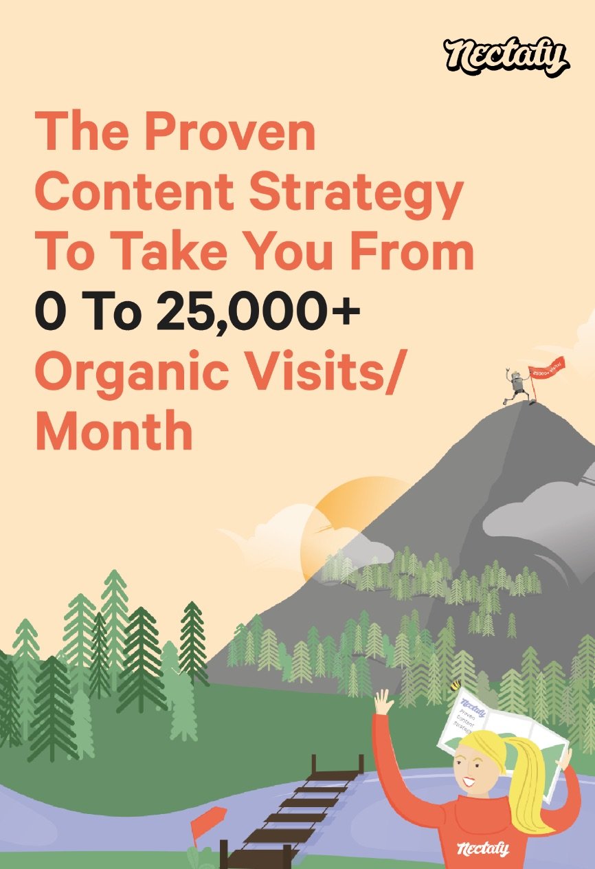 Download Now - The Content Strategy Guide To Take You From 0 to 25k Visits Per Month