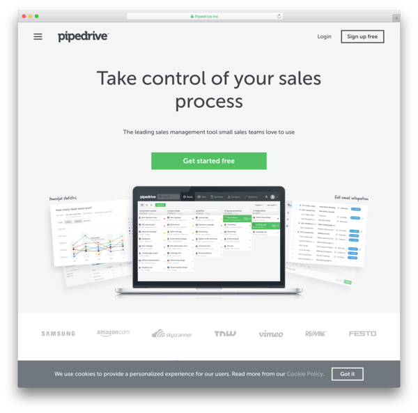 Pipedrive-HomePage