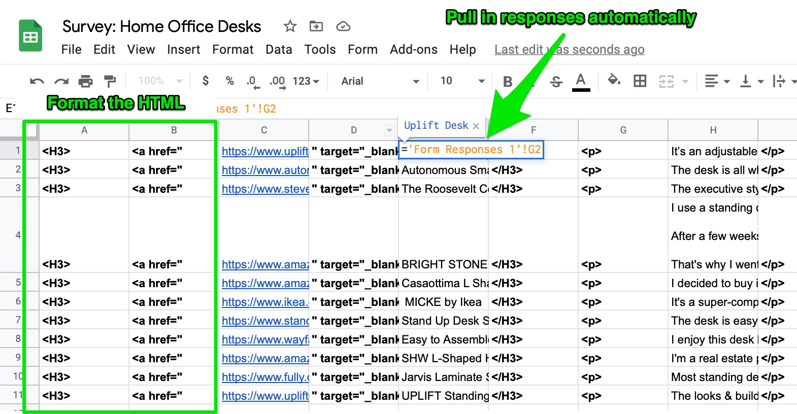 Format HTML pull in HARO responses automatically - Nectafy