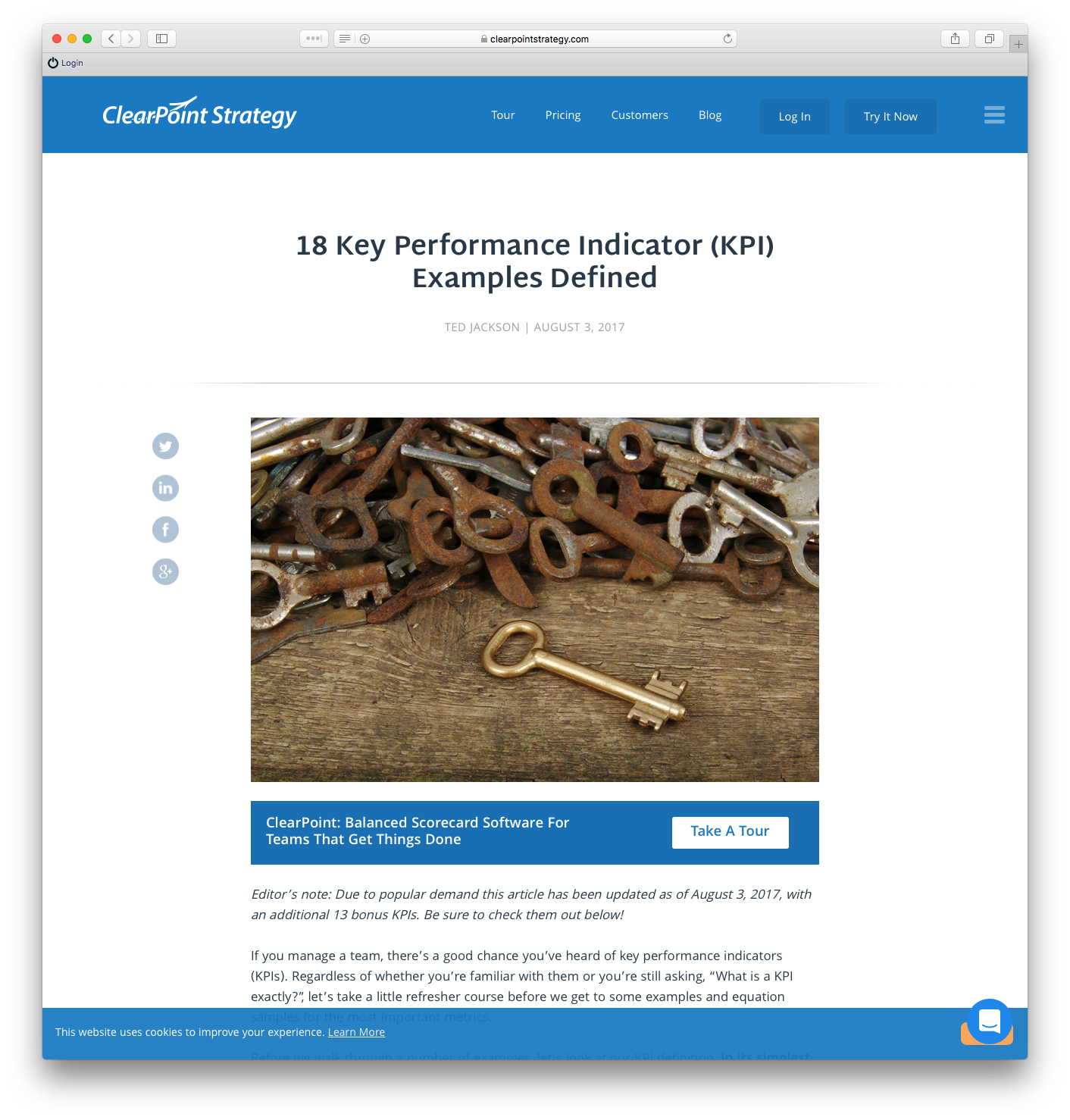 18 Key Performance Indicator (KPI) Examples Defined - ClearPoint’s KPIs article